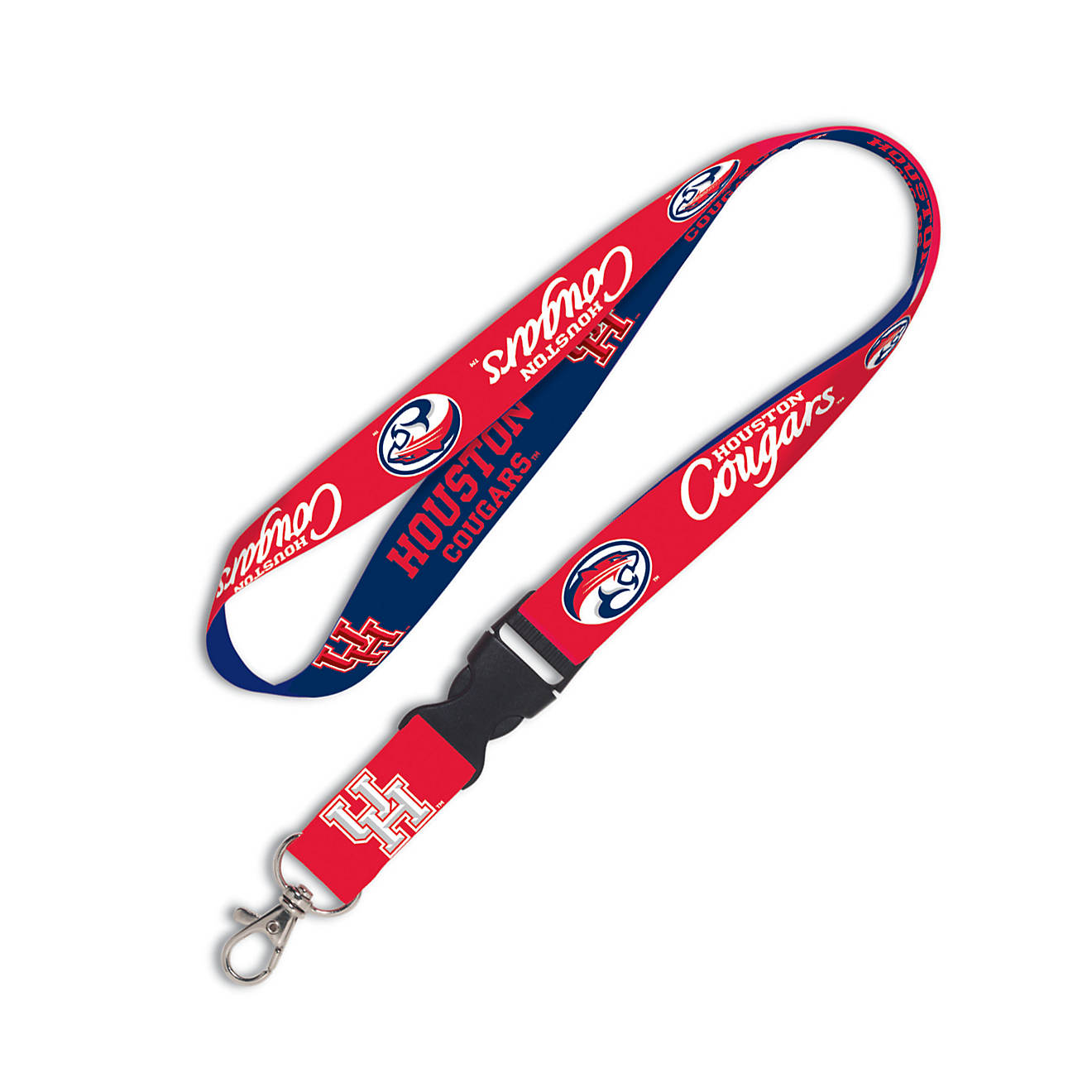 WinCraft University of Houston 3/4" Lanyard with Detachable Buckle                                                               - view number 1