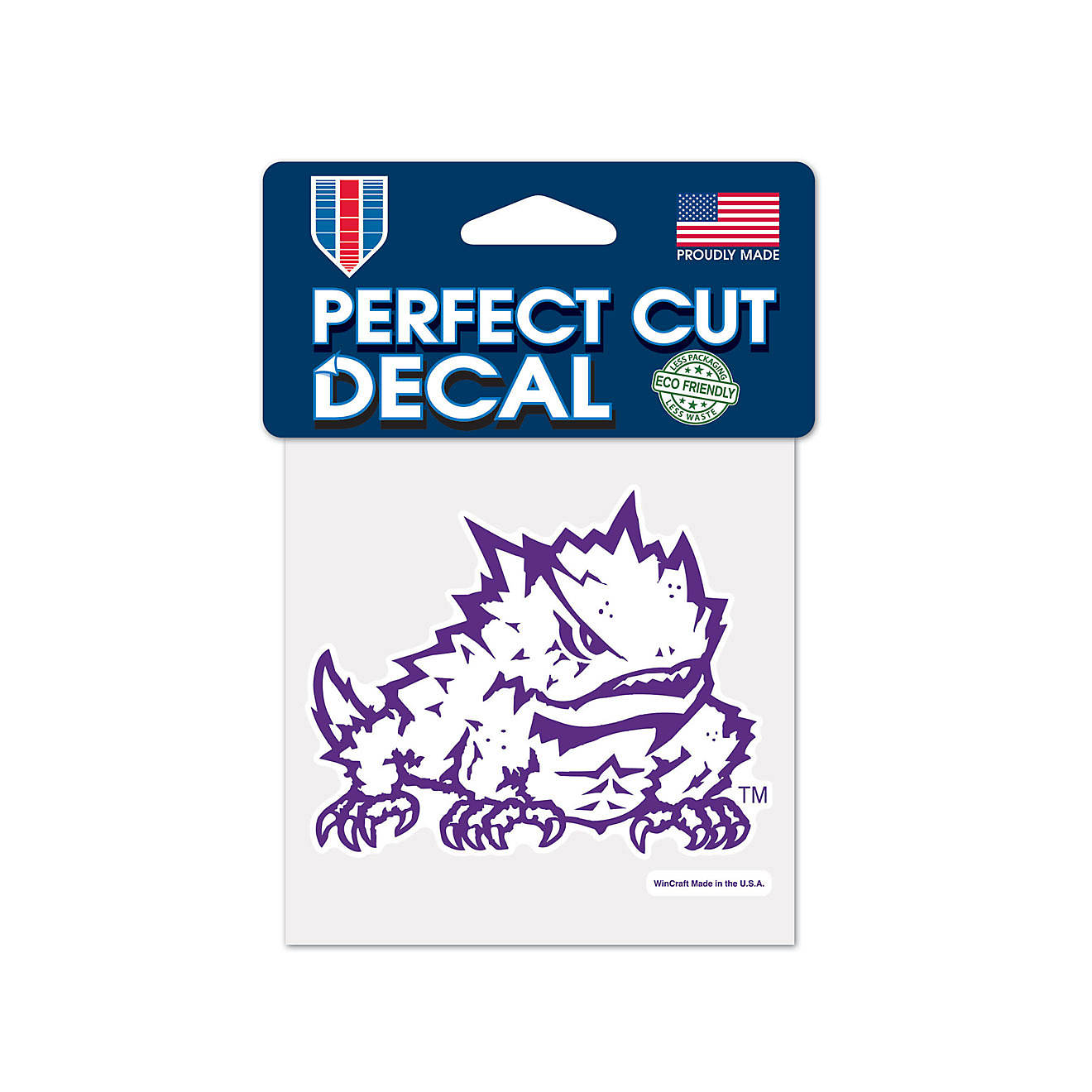 WinCraft Texas Christian University Perfect Cut Decal                                                                            - view number 1