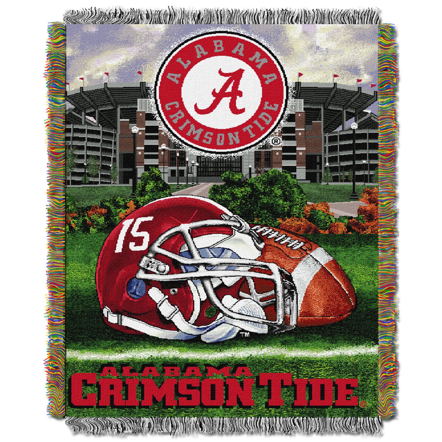 The Northwest Company University Of Alabama Home Field Advantage Tapestry Throw