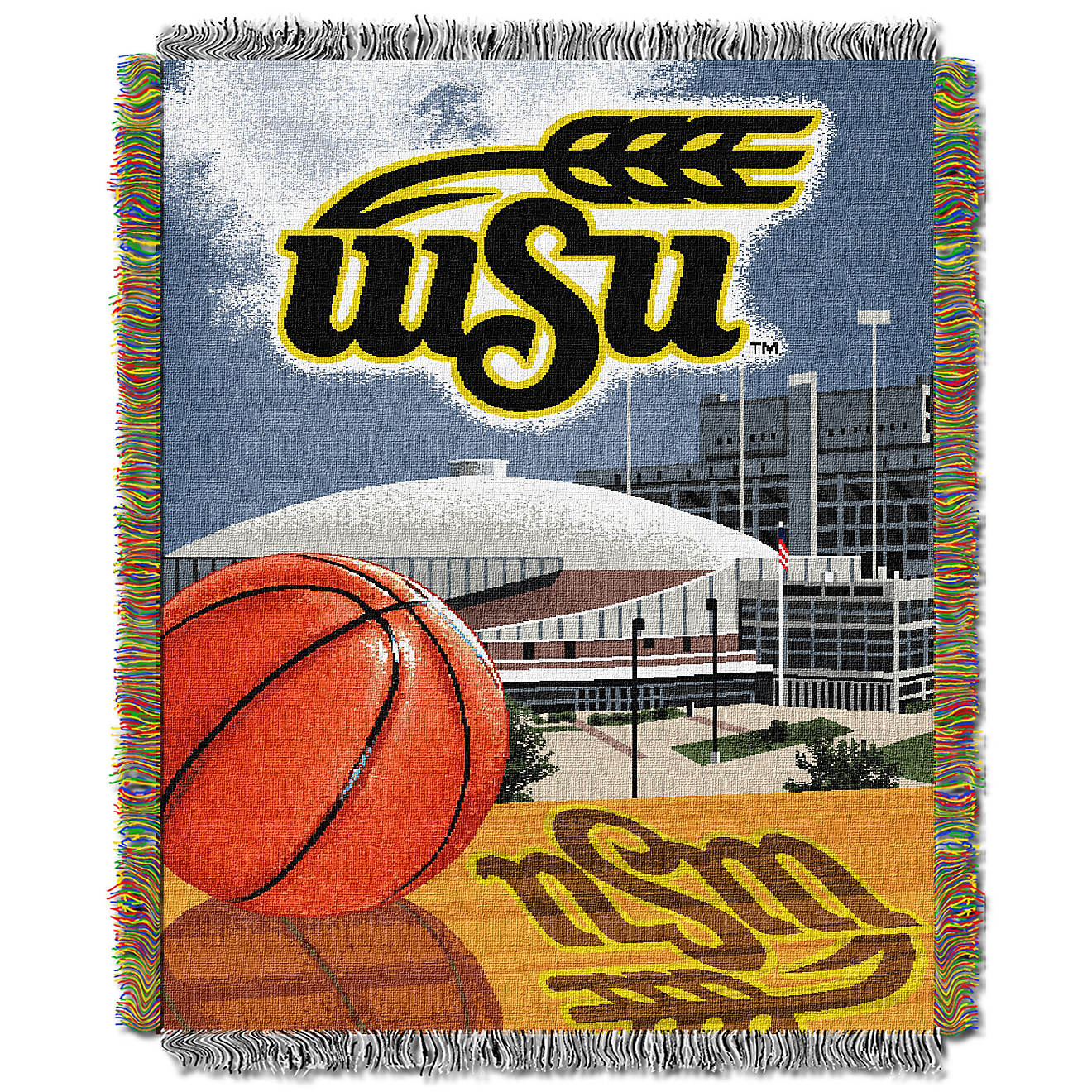 The Northwest Company Wichita State University Home Field Advantage Tapestry Throw                                               - view number 1