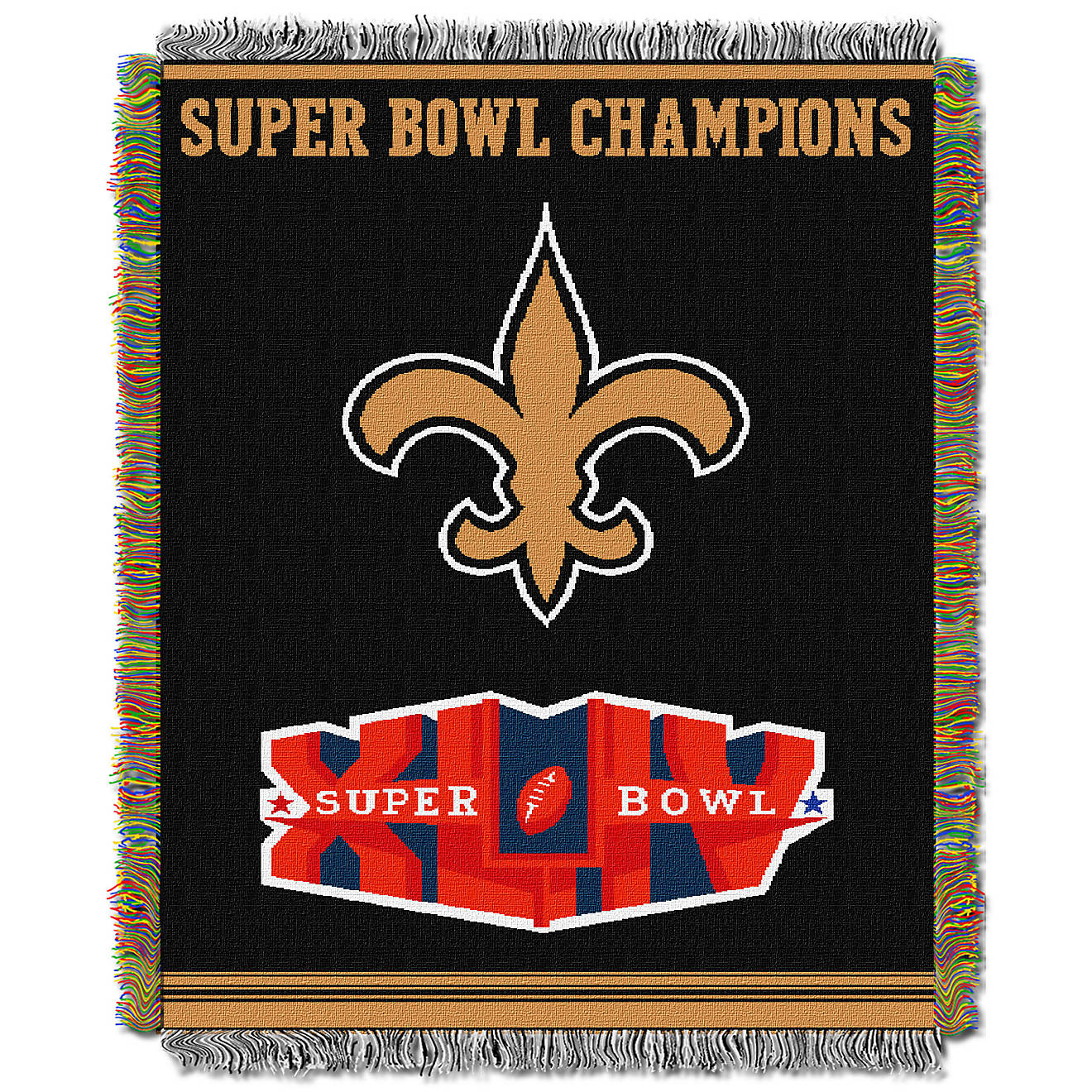 The Northwest Company New Orleans Saints Commemorative Tapestry Throw                                                            - view number 1