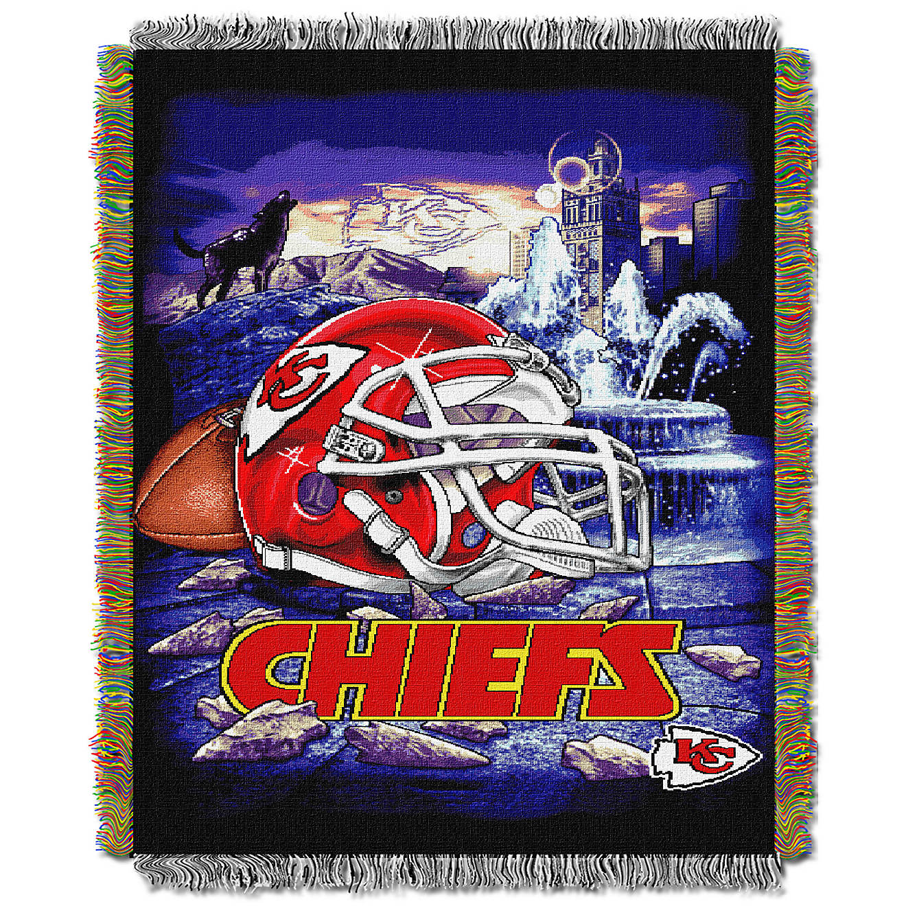 The Northwest Company Kansas City Chiefs Home Field Advantage Tapestry Throw                                                     - view number 1