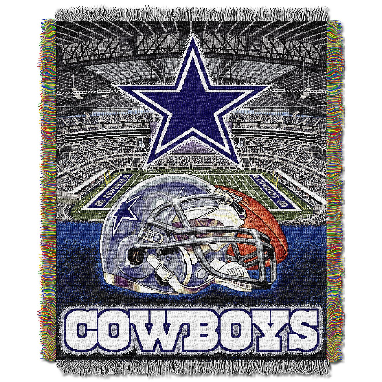 The Northwest Company Dallas Cowboys Home Field Advantage Tapestry Throw                                                         - view number 1