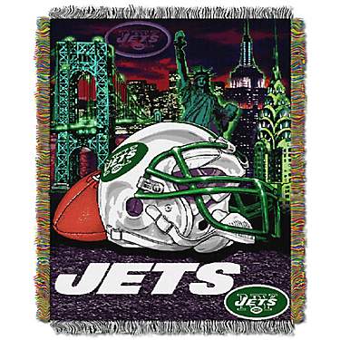 The Northwest Company New York Jets Home Field Advantage Tapestry Throw                                                         