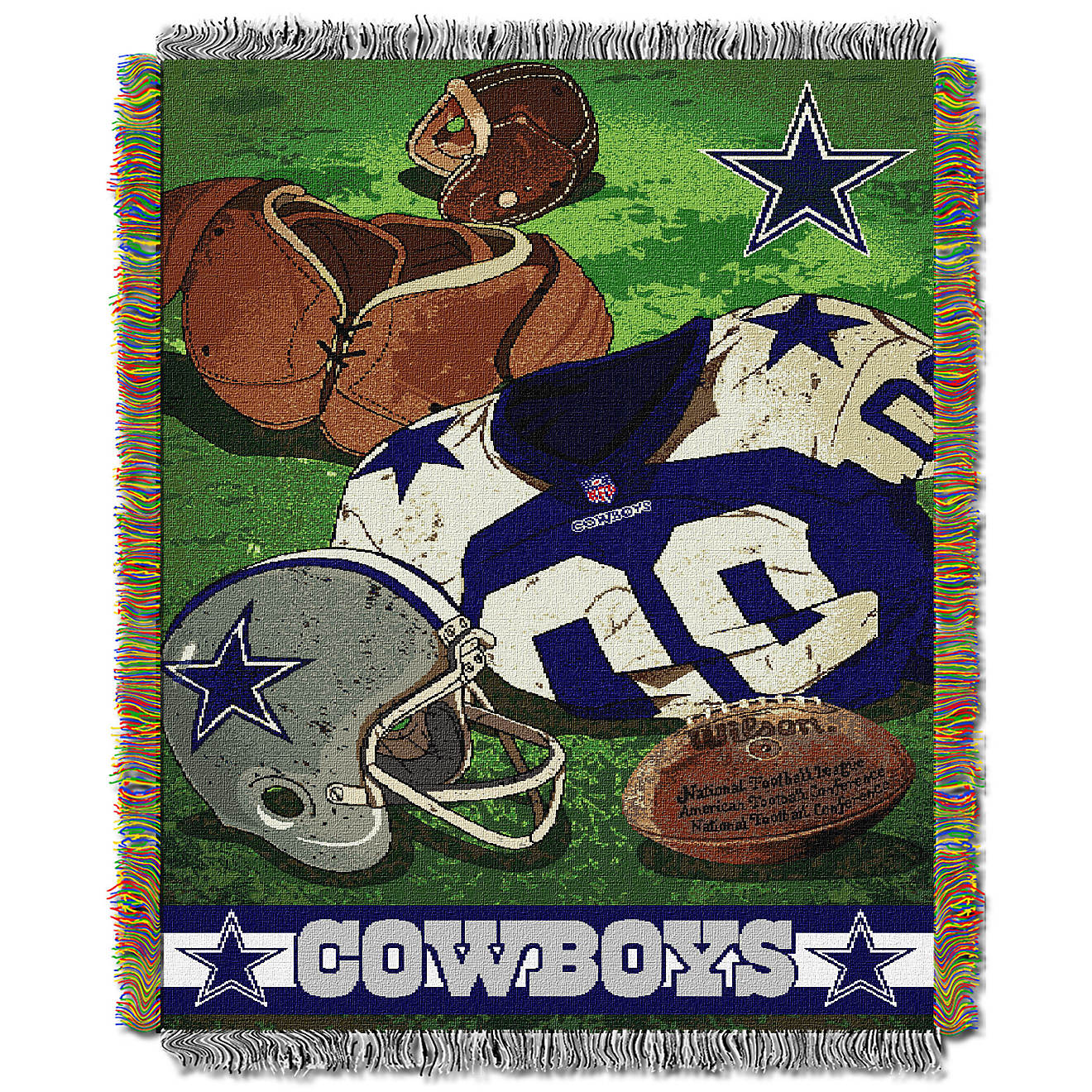 The Northwest Company Dallas Cowboys Vintage Tapestry Throw                                                                      - view number 1
