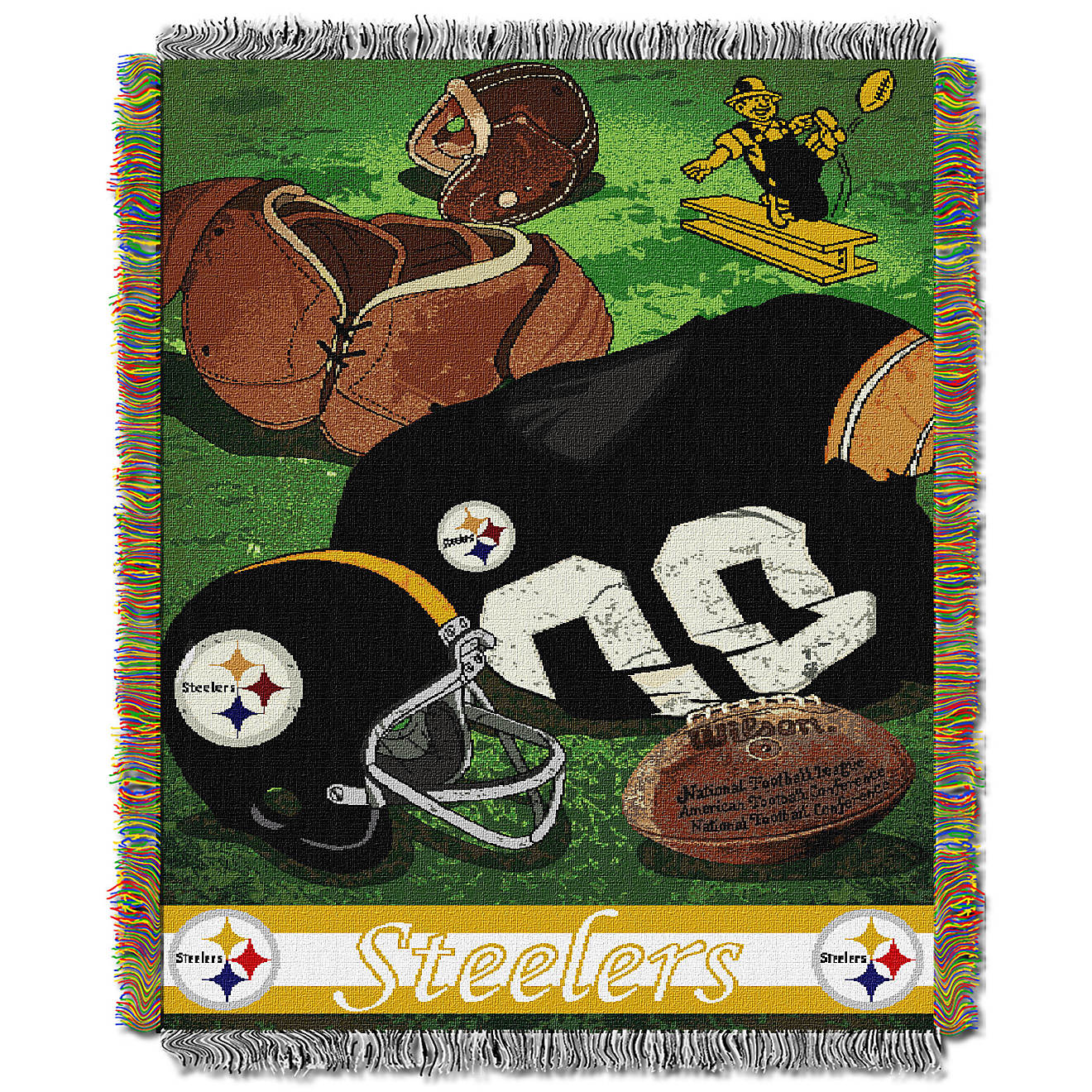 The Northwest Company Pittsburgh Steelers Vintage Tapestry Throw                                                                 - view number 1