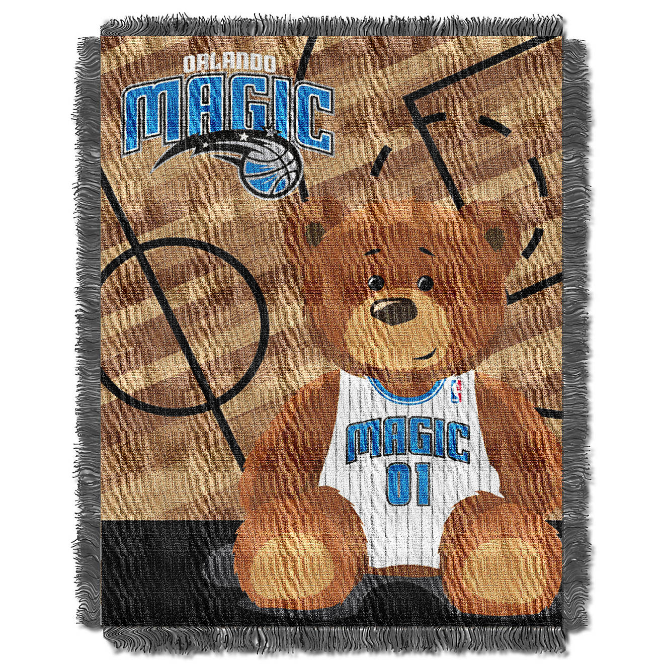 The Northwest Company Orlando Magic Half Court Woven Jacquard Throw                                                              - view number 1