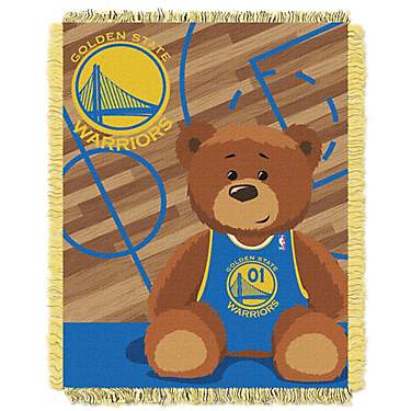 The Northwest Company Golden State Warriors Half Court Woven Jacquard Throw                                                     
