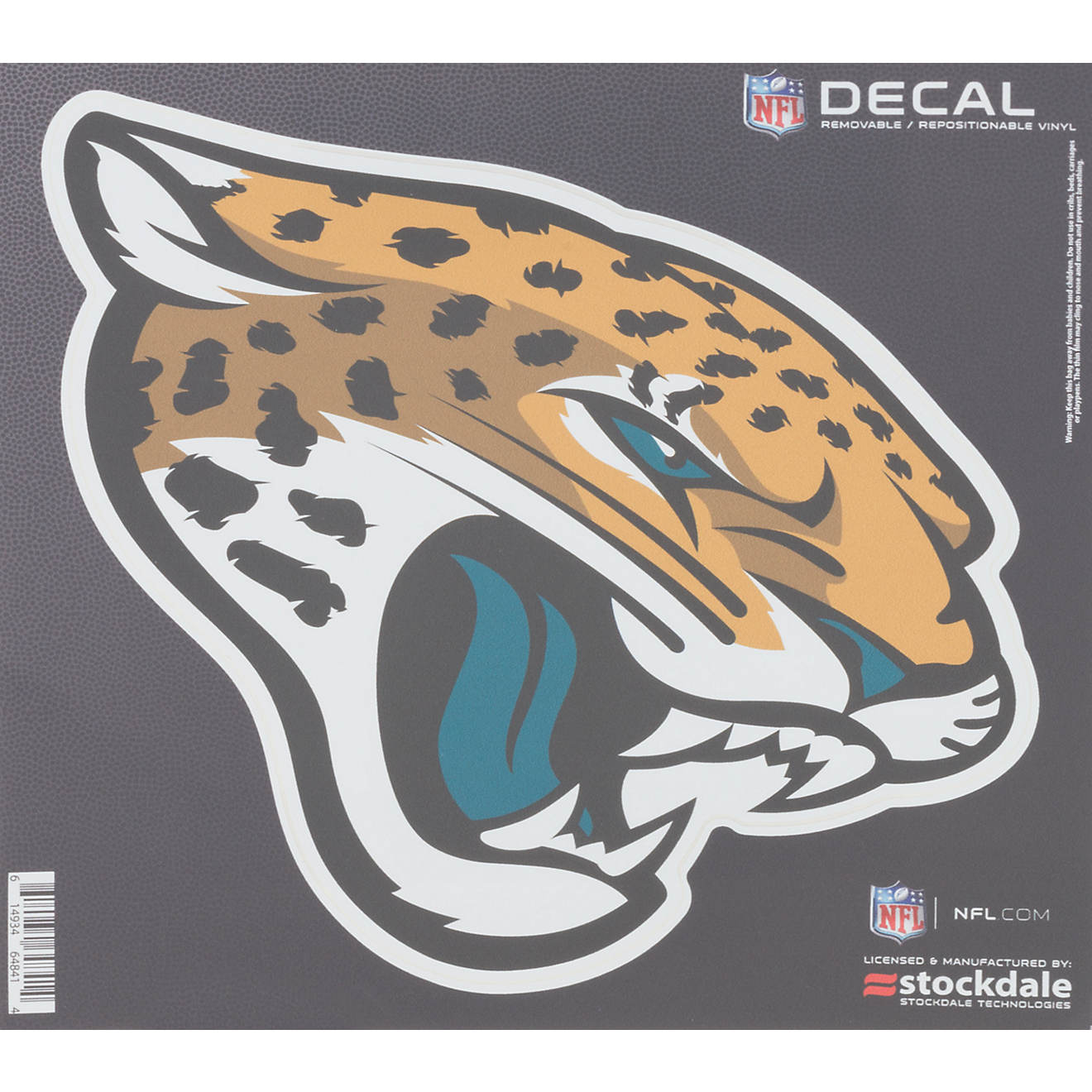 Stockdale Jacksonville Jaguars 6" x 6" Decal                                                                                     - view number 1