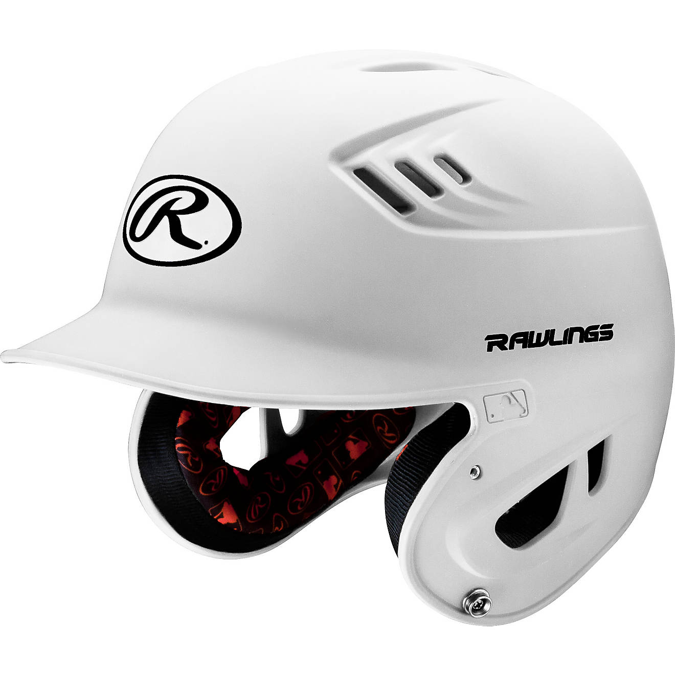 Rawlings Adults' R16 Matte Finish Batting Helmet                                                                                 - view number 1