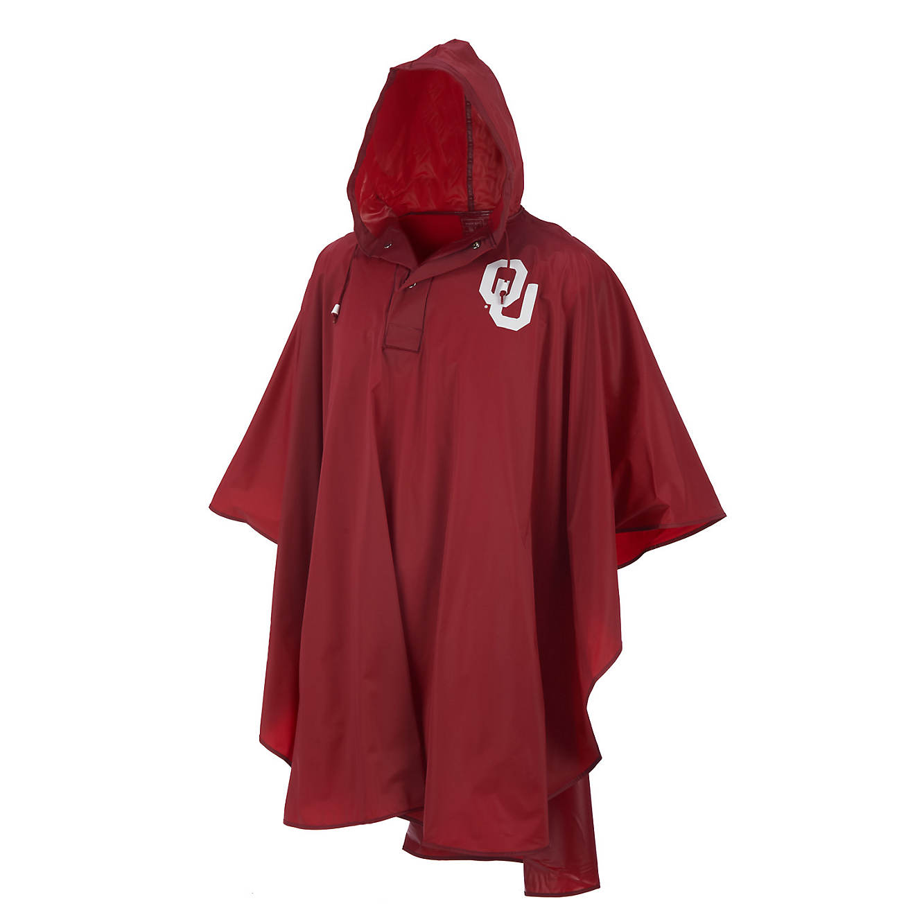 Storm Duds Adults' University of Oklahoma Slicker Heavy Duty PVC Poncho                                                          - view number 1