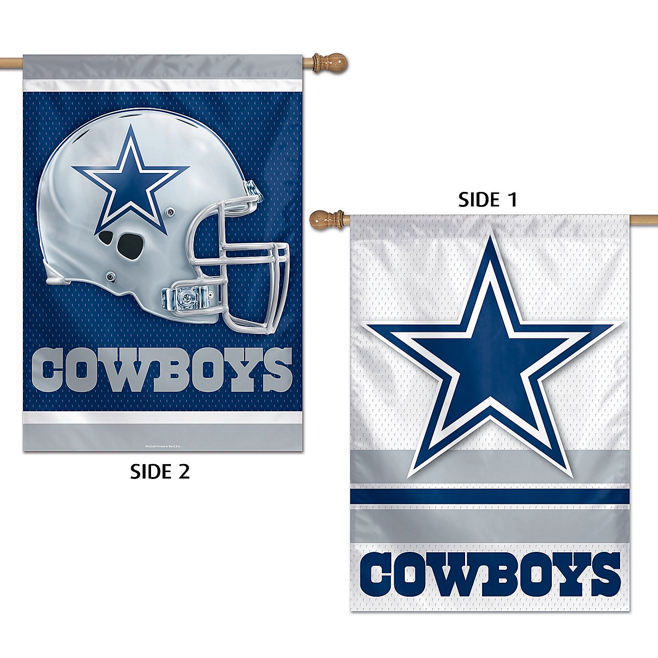 WinCraft Dallas Cowboys 2-Sided Vertical Flag                                                                                    - view number 1