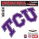 Stockdale Texas Christian University 6" x 6" Decal                                                                               - view number 1 image