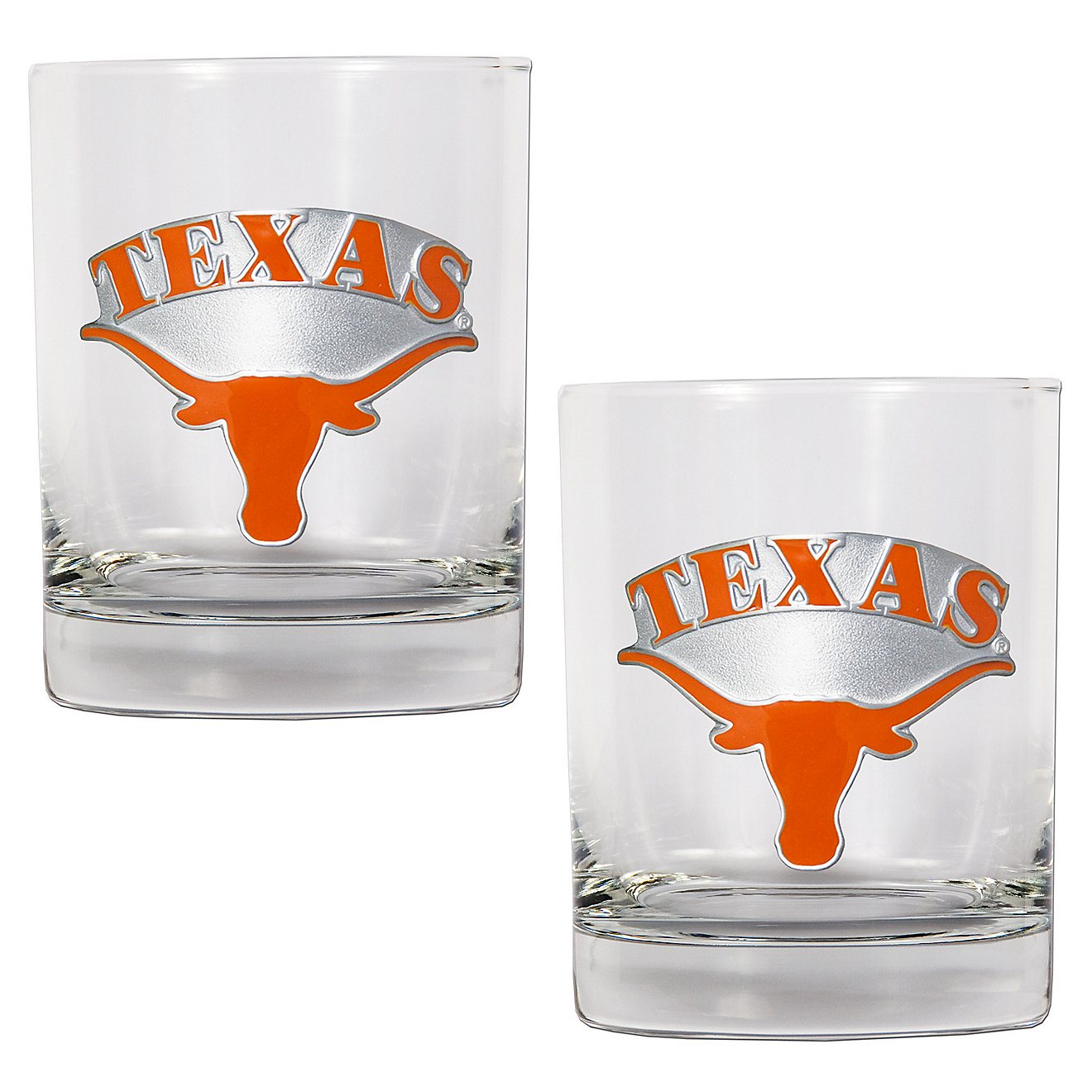 Great American Products University of Texas 14 oz. Rocks Glasses 2-Pack                                                          - view number 1