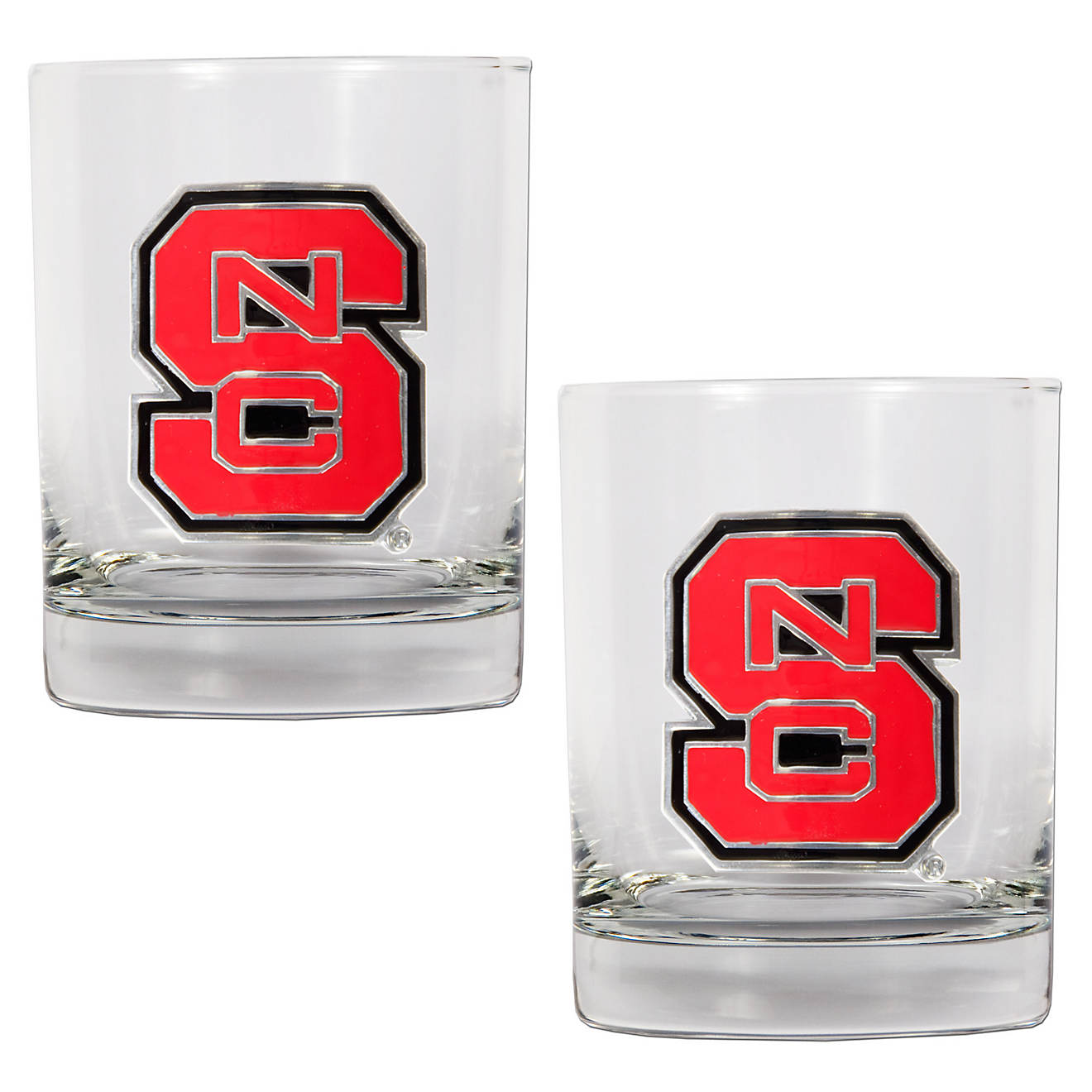 Great American Products North Carolina State University 14 oz. Rocks Glasses 2-Pack                                              - view number 1