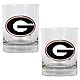 Great American Products University of Georgia 14 oz. Rocks Glasses 2-Pack                                                        - view number 1 image