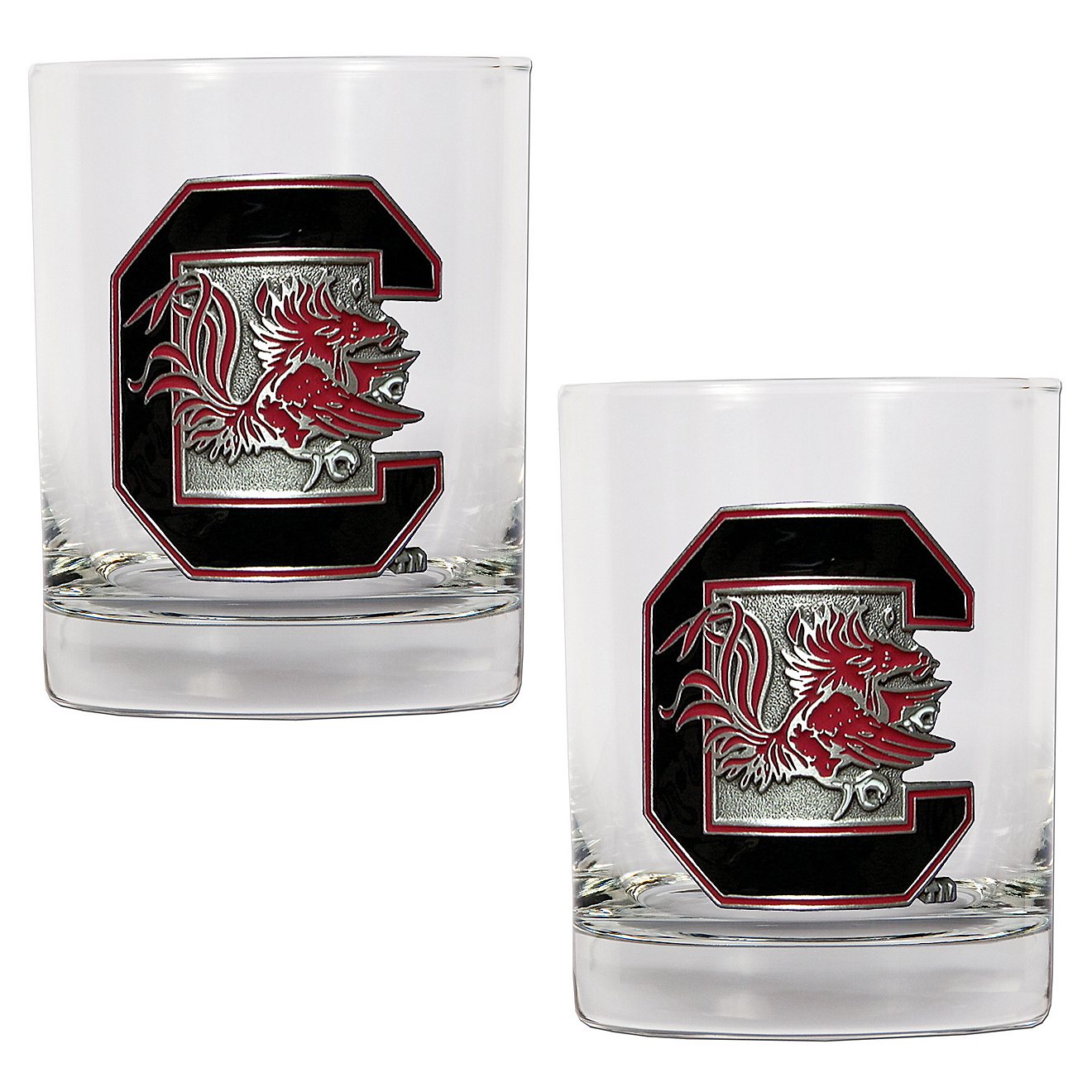 Great American Products University of South Carolina 14 oz. Rocks Glasses 2-Pack                                                 - view number 1