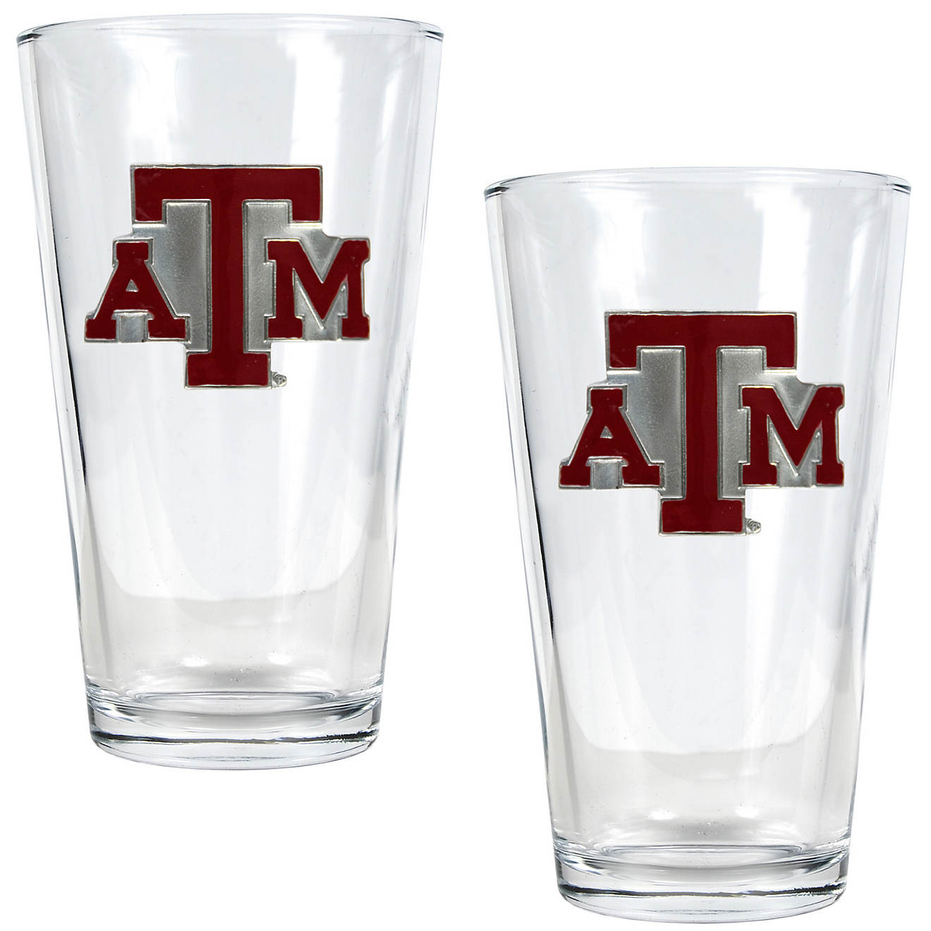 Great American Products Texas A&M University 16 oz. Pint Glasses 2-Pack                                                          - view number 1