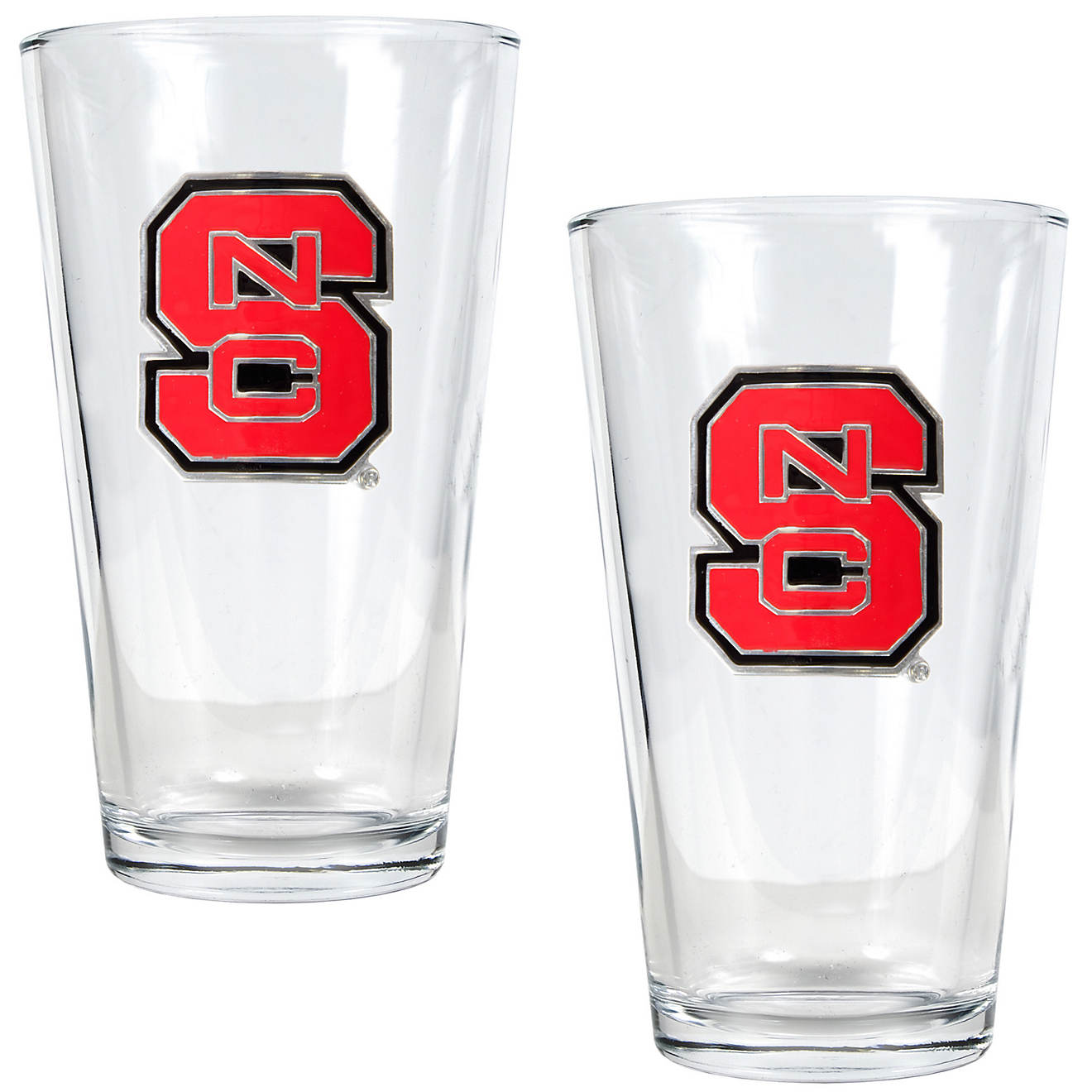 Great American Products North Carolina State University 16 oz. Pint Glasses 2-Pack                                               - view number 1