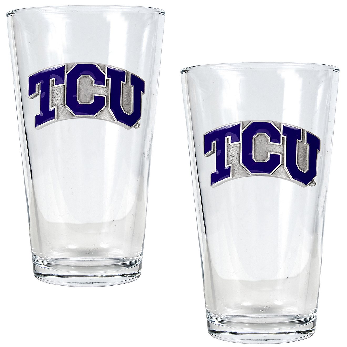 Great American Products Texas Christian University 16 oz. Pint Glasses 2-Pack                                                    - view number 1