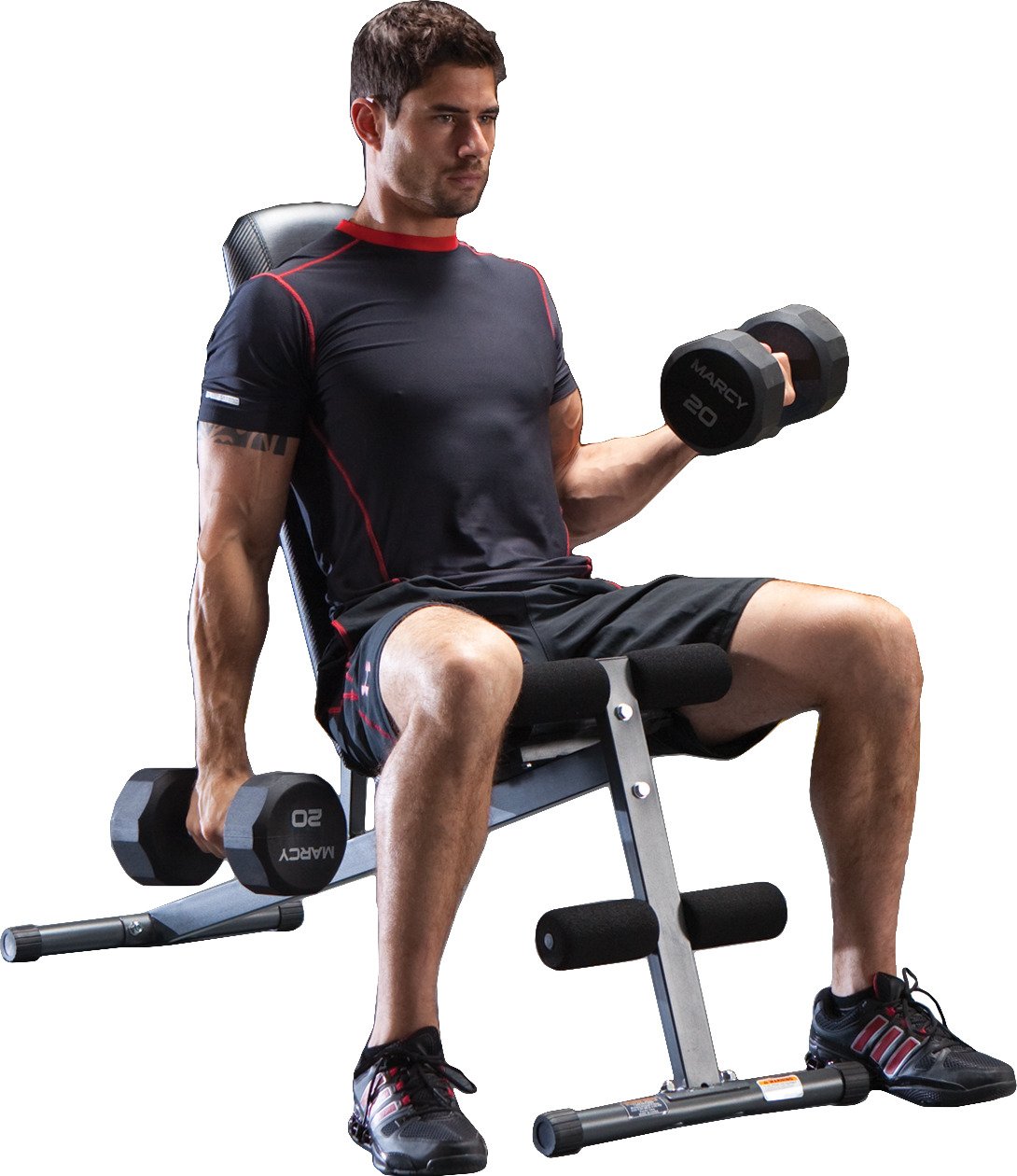 Incline Dumbbell hex Press