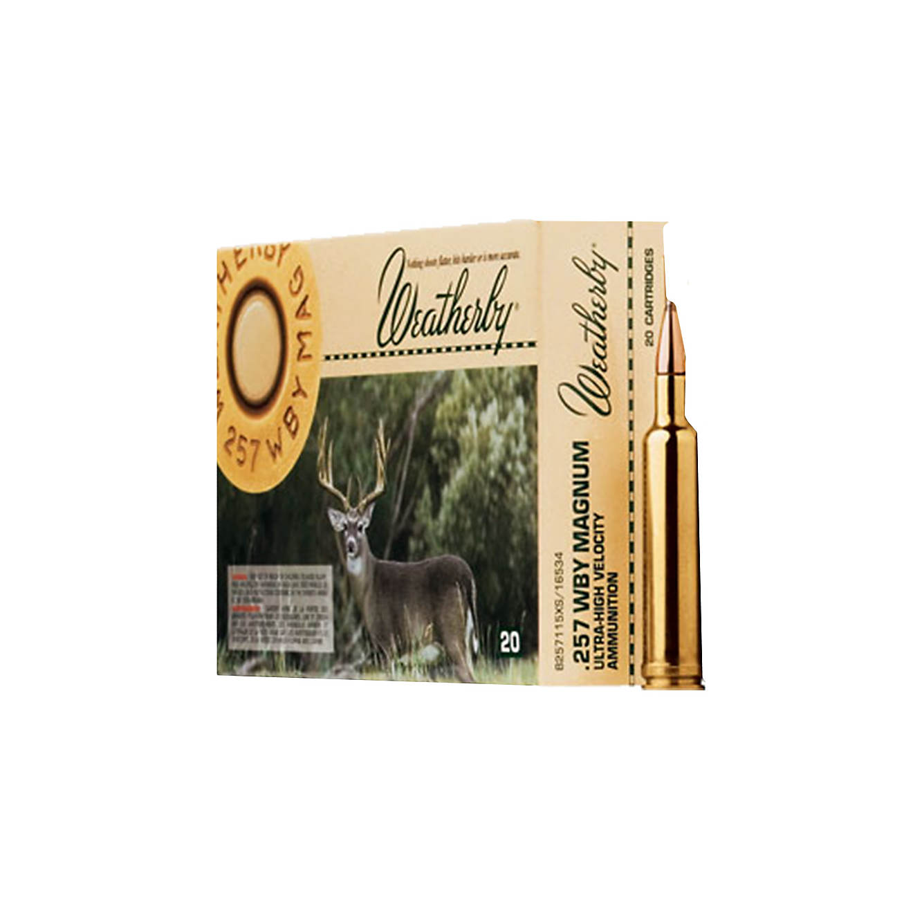 Weatherby .257 Weatherby Magnum 120-Grain Nosler Partition Centerfire Rifle Ammunition                                           - view number 1