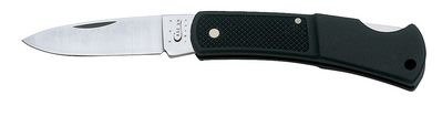 Case® Cutlery Small Black Lockback Caliber Folding Knife Academy