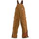 Carhartt Men's Quilt Lined Zip to Thigh Bib Overalls                                                                             - view number 1 image
