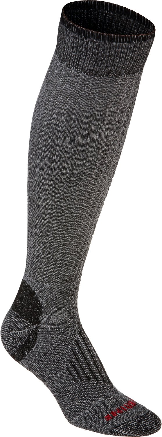 Wolverine Men's Comfort Wool OvertheCalf Boot Socks 2Pack Academy