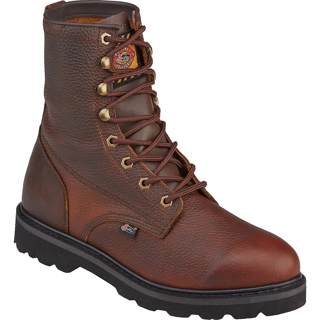Justin Men's Premium Light Duty Lace-Up Work Boots                                                                               - view number 2