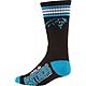 For Bare Feet Adults' Carolina Panthers 4-Stripe Deuce Socks                                                                     - view number 2 image