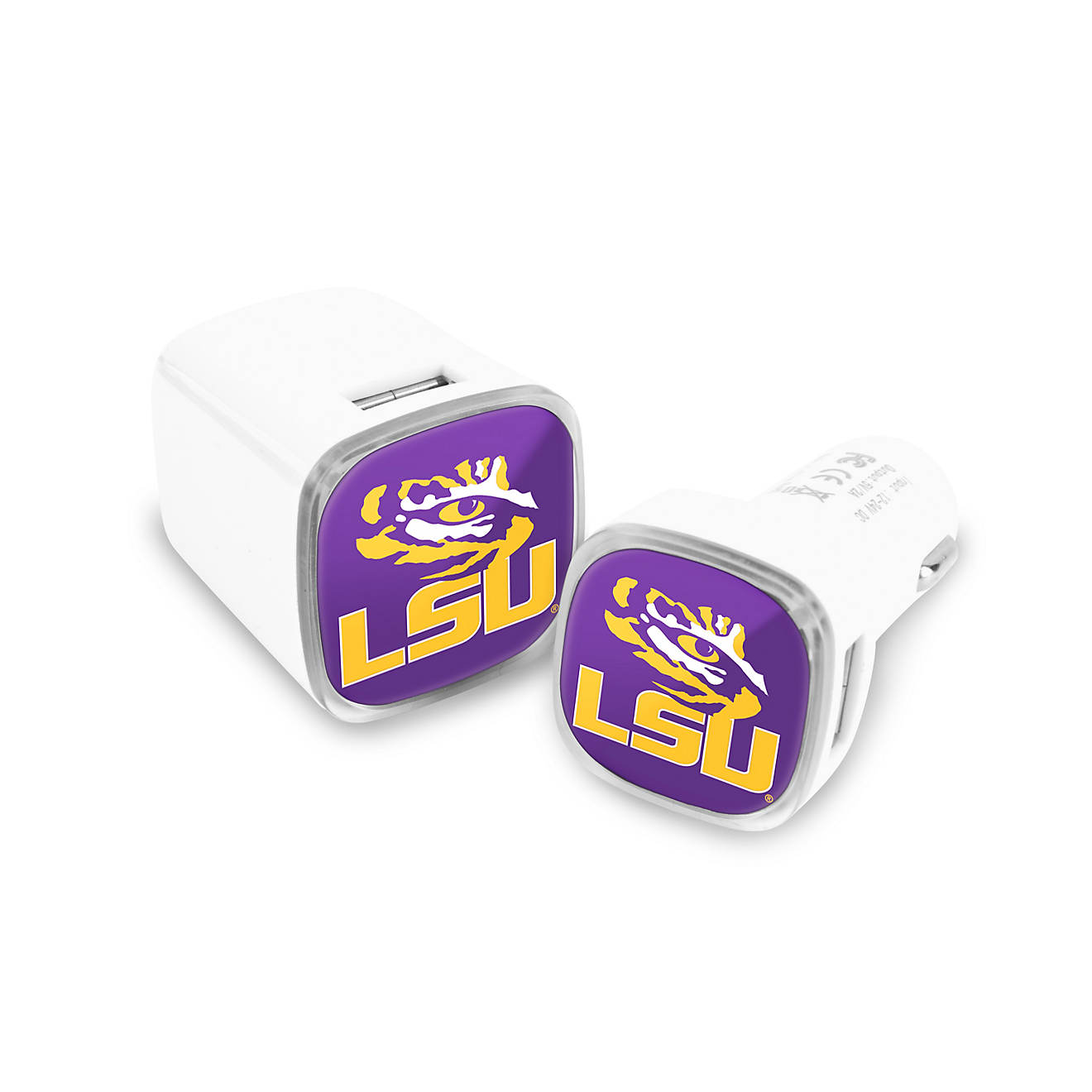 Prime Brands Group Louisiana State University USB Chargers 2-Pack                                                                - view number 1