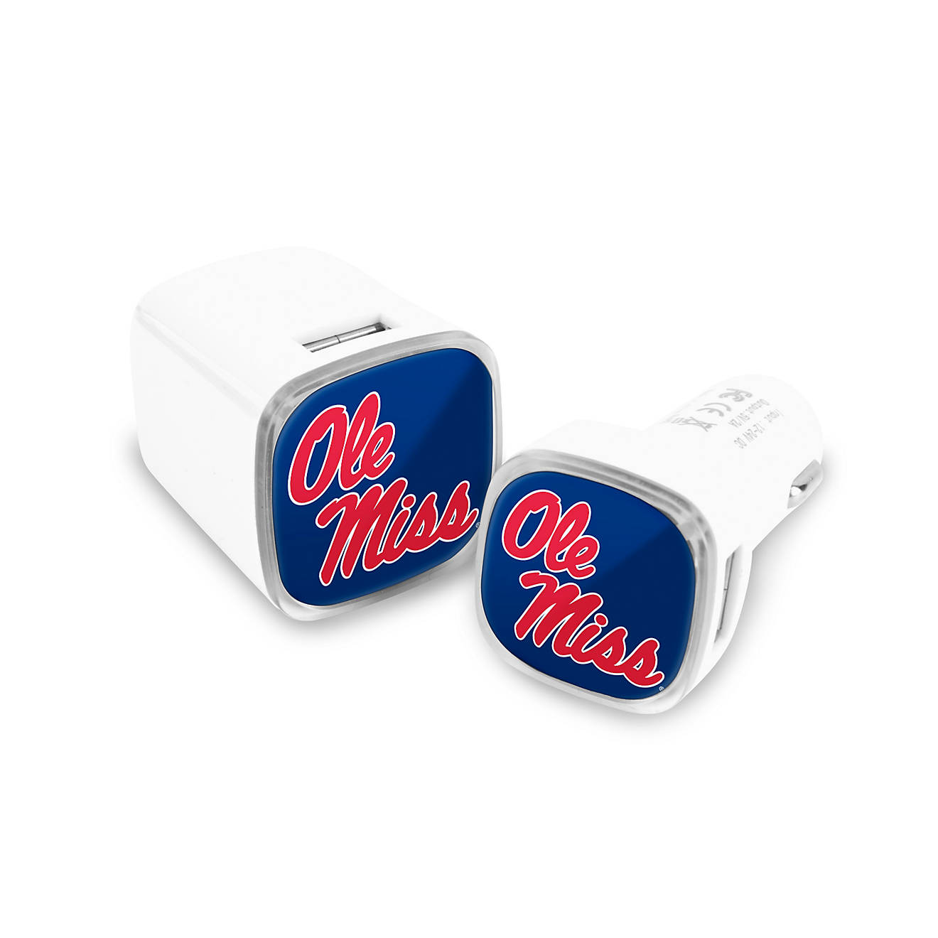 Prime Brands Group University of Mississippi USB Chargers 2-Pack                                                                 - view number 1