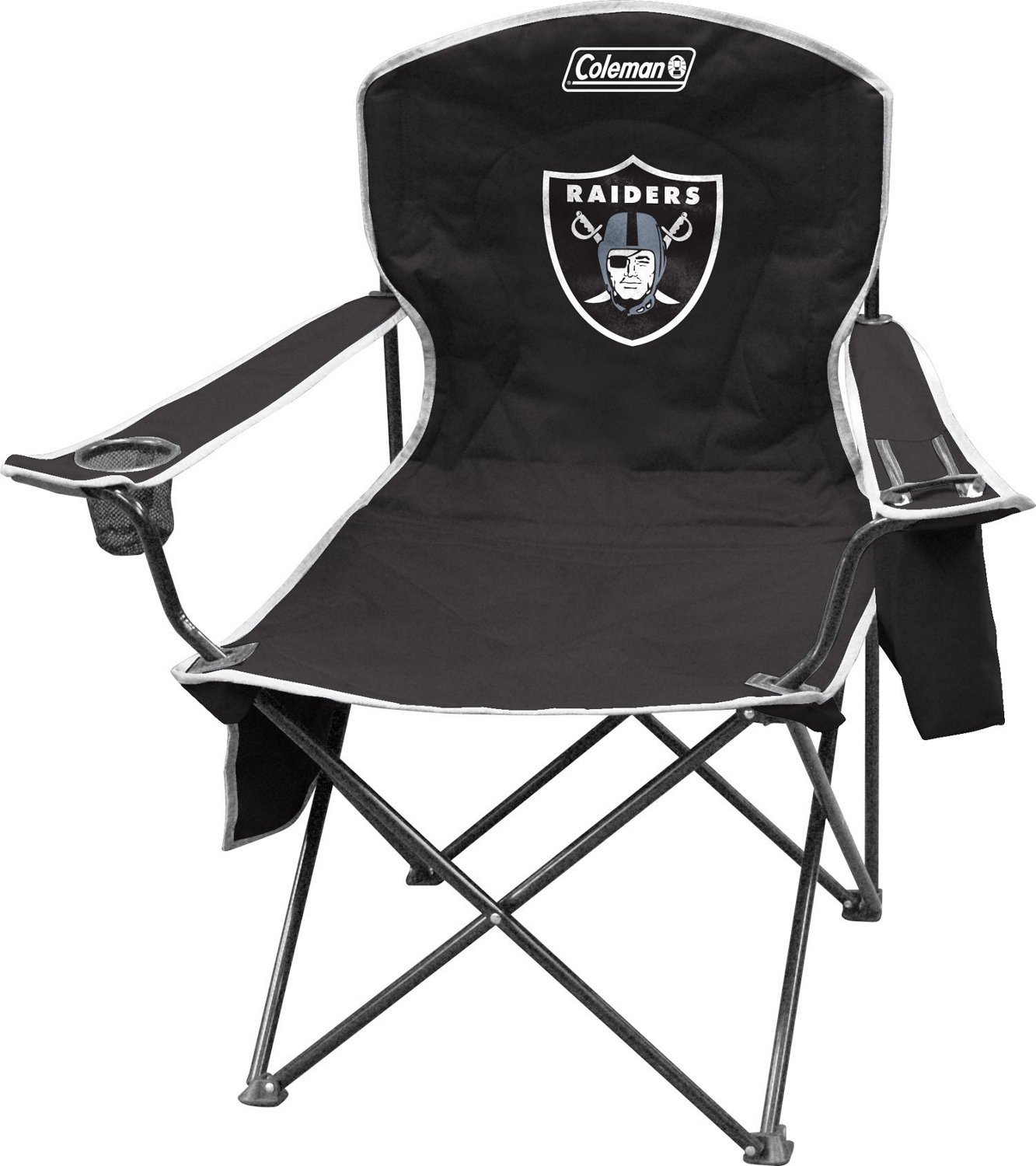 Coleman Oakland Raiders Cooler Quad Chair Academy