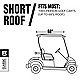 Classic Accessories Quick-Fit Short Roof Golf Cart Cover                                                                         - view number 8 image