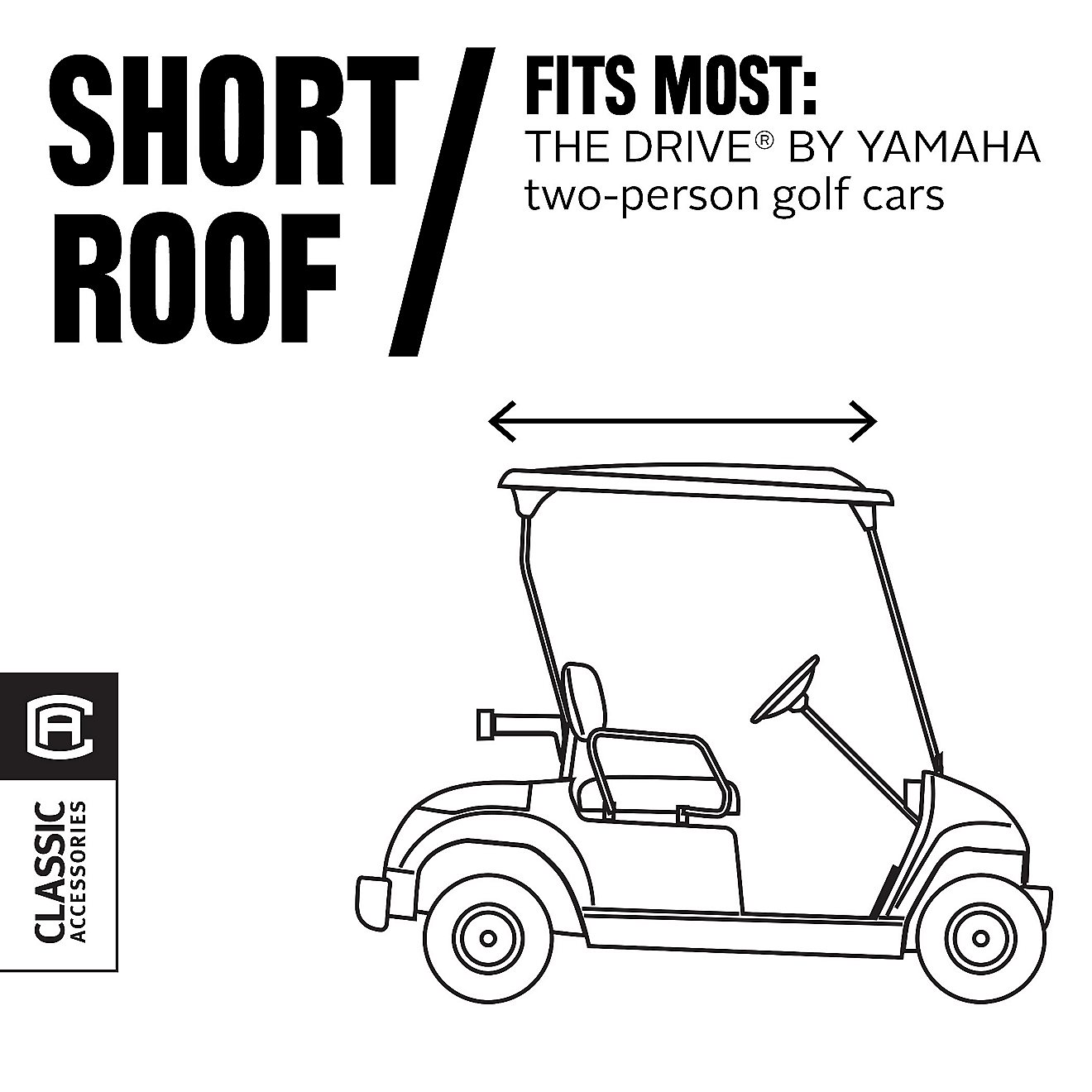 Classic Accessories Fairway Collection The Drive by Yamaha® Golf Cart Enclosure                                                 - view number 11