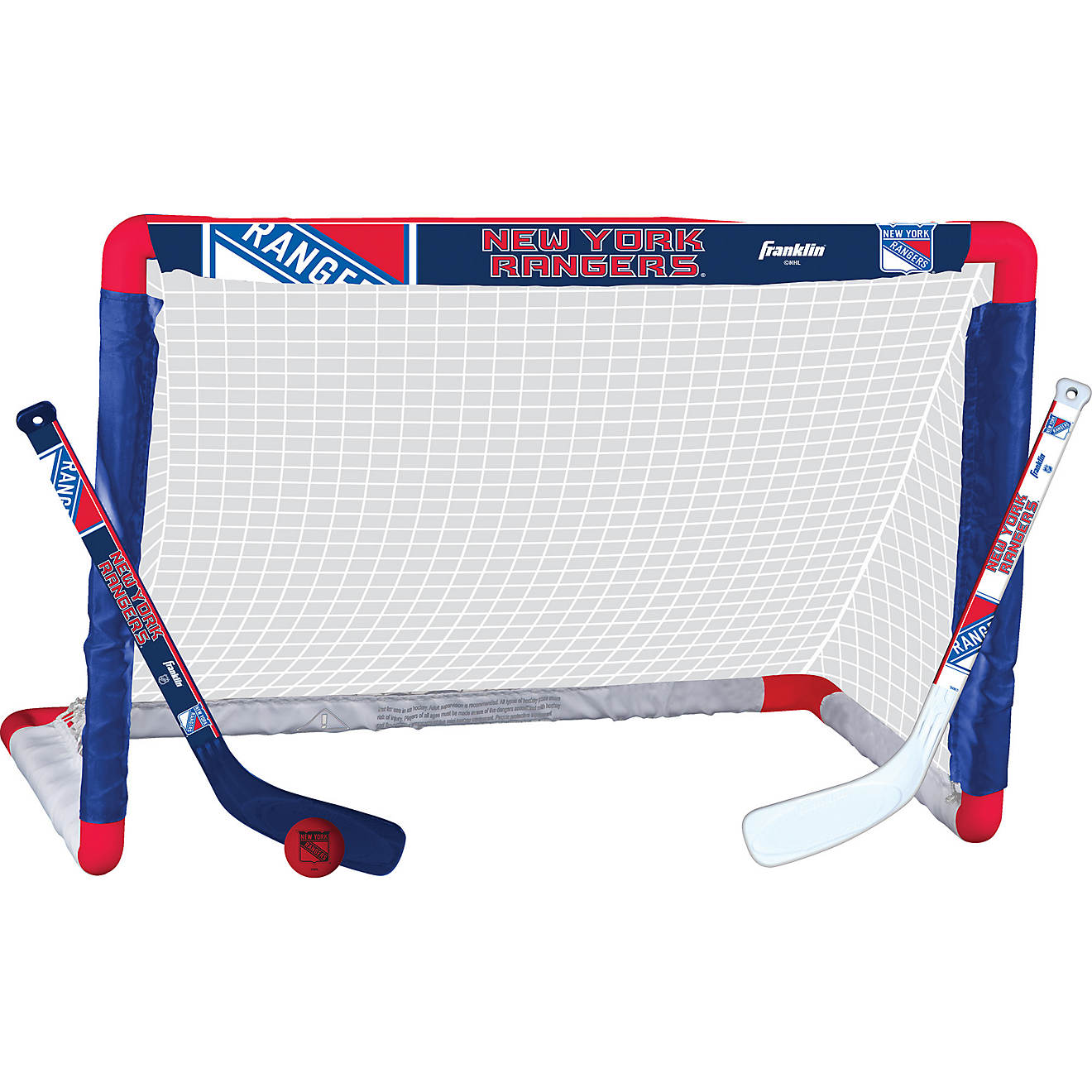 Franklin New York Rangers Mini Hockey Goal Set                                                                                   - view number 1