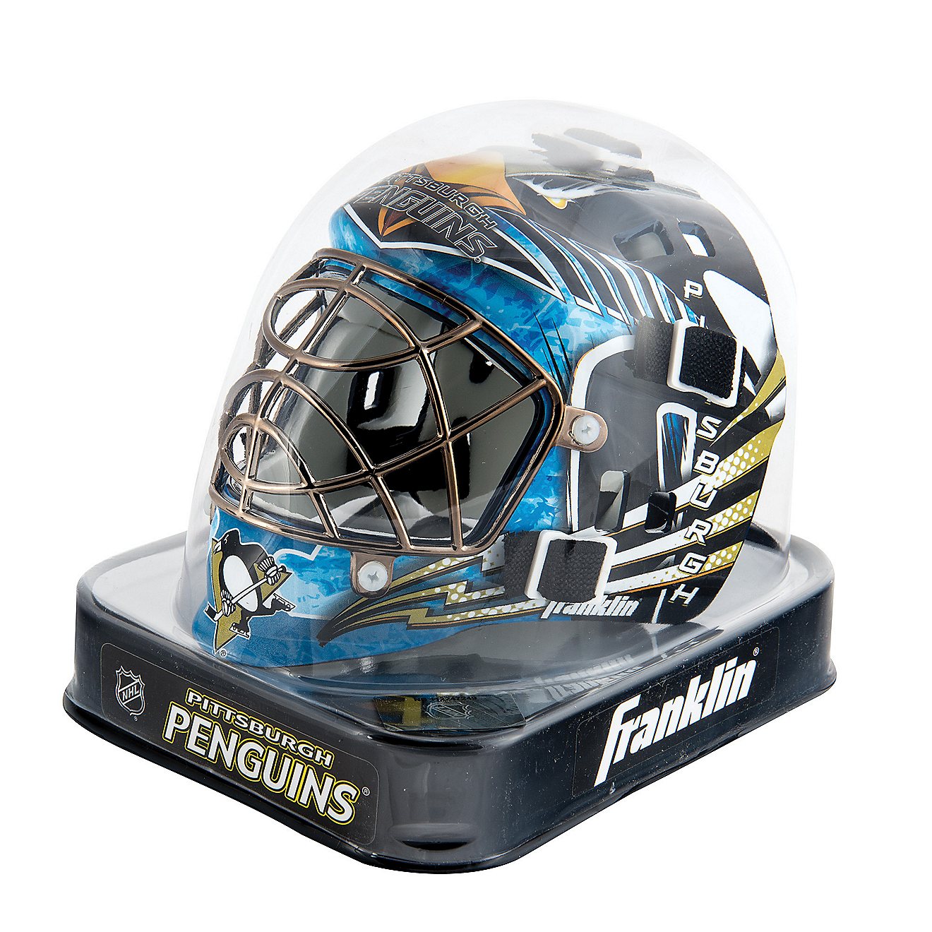 Franklin NHL Team Series Pittsburgh Penguins Mini Goalie Mask                                                                    - view number 2