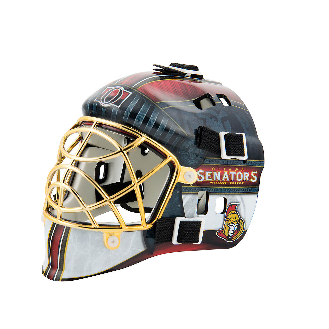 Franklin NHL Team Series Ottawa Senators Mini Goalie Mask                                                                        - view number 1