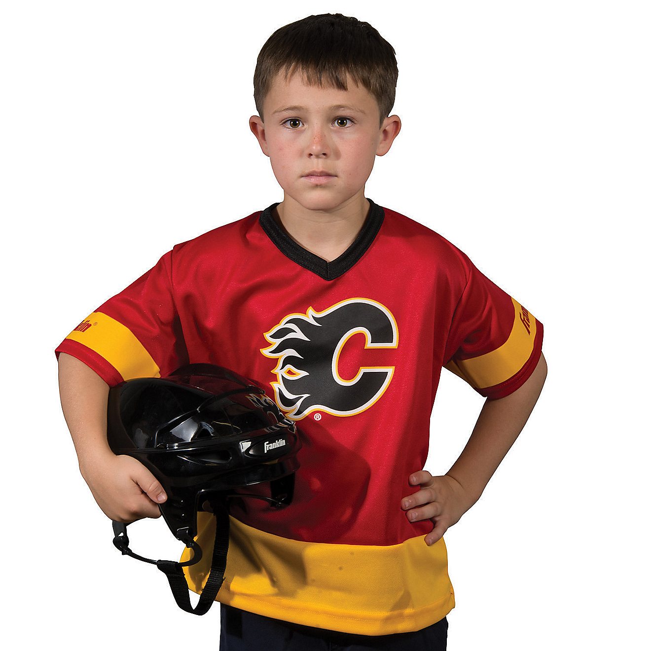 Franklin Kids' Calgary Flames Uniform Set                                                                                        - view number 2