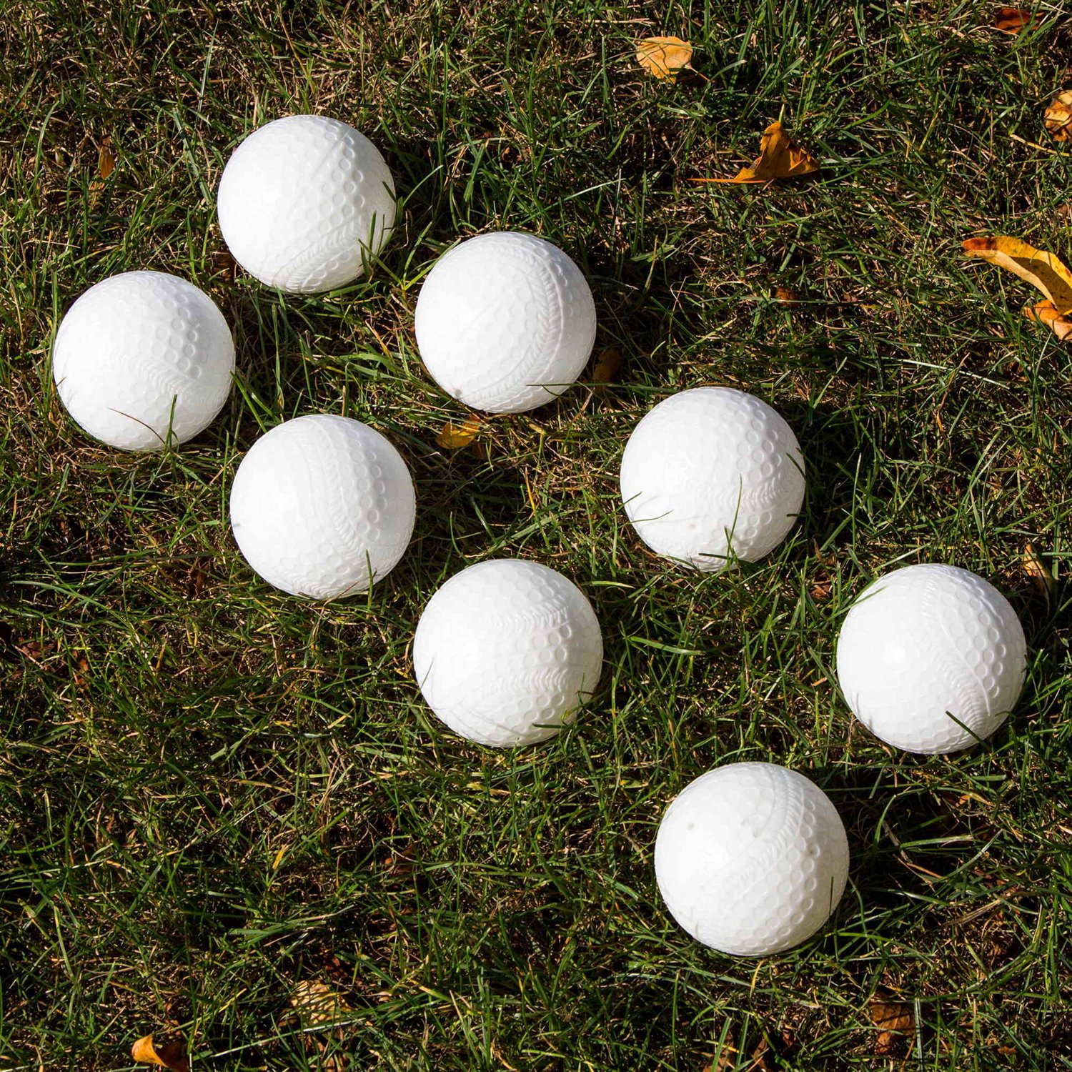 Franklin MLB Plastic Baseballs 8Pack Academy