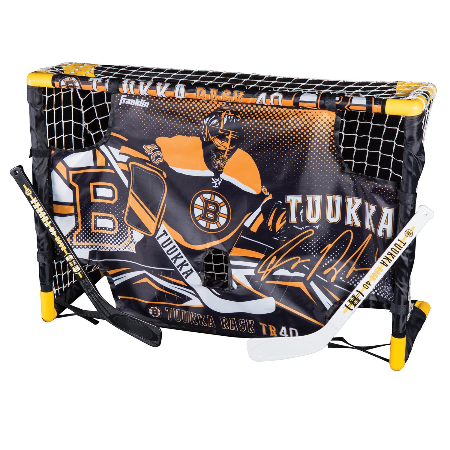 bruins knee hockey set