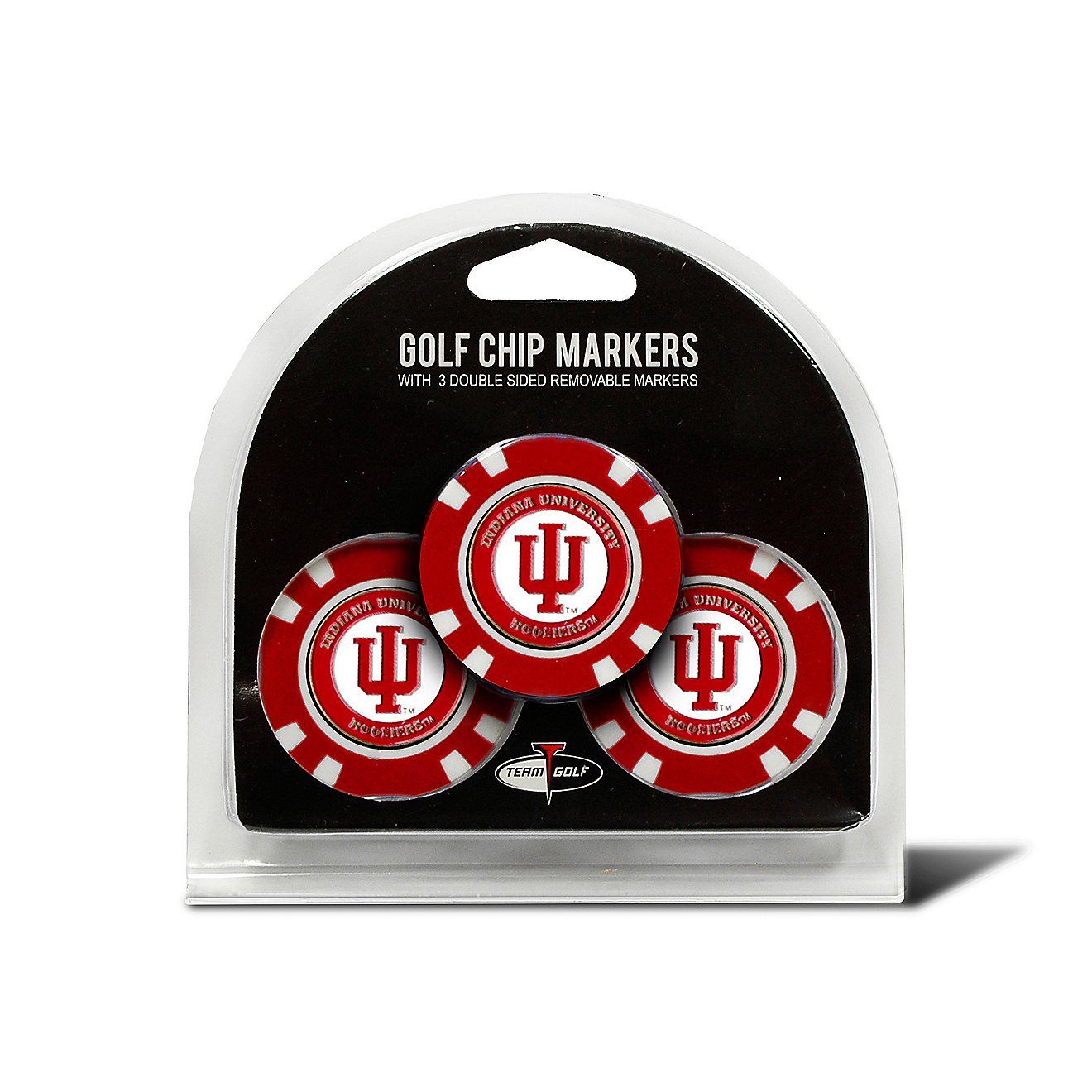 Team Golf Indiana University Poker Chip and Golf Ball Marker Set                                                                 - view number 1