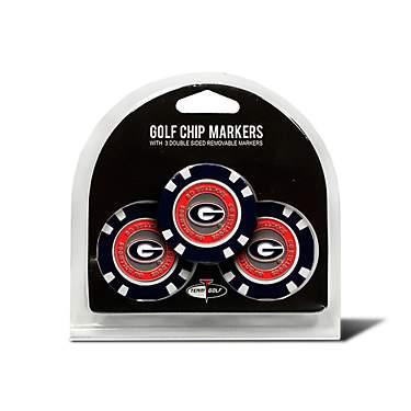 Team Golf University of Georgia Poker Chip and Golf Ball Marker Set                                                             
