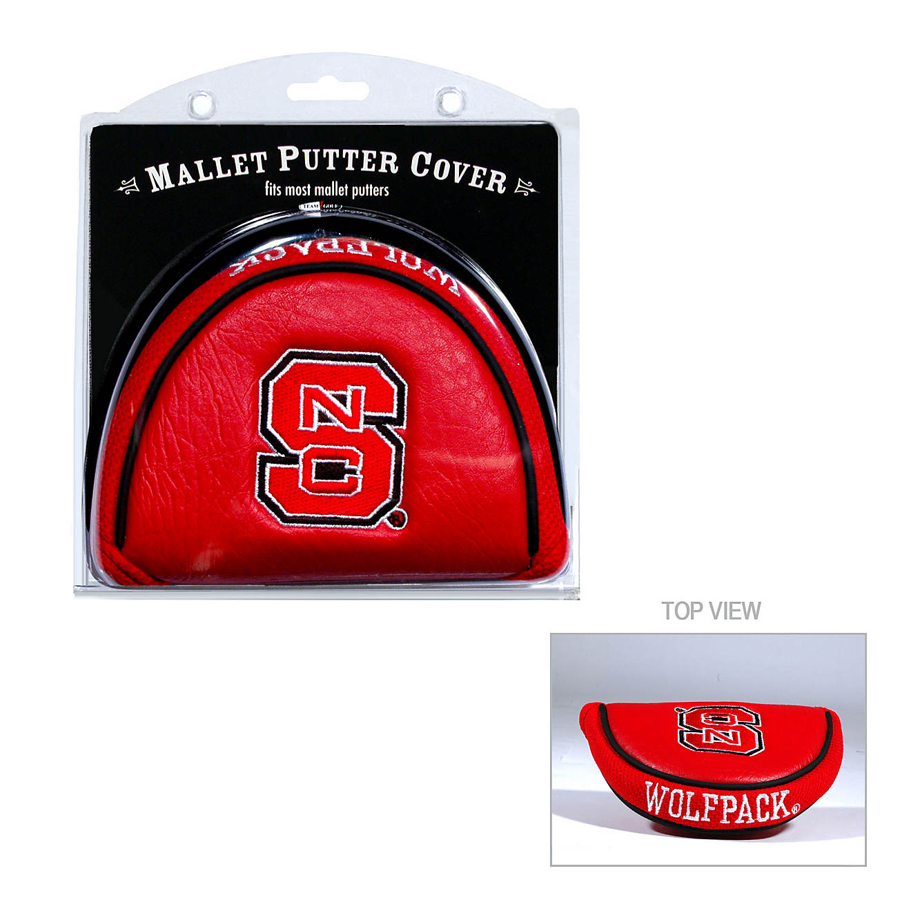Team Golf North Carolina State University Mallet Putter Cover                                                                    - view number 1