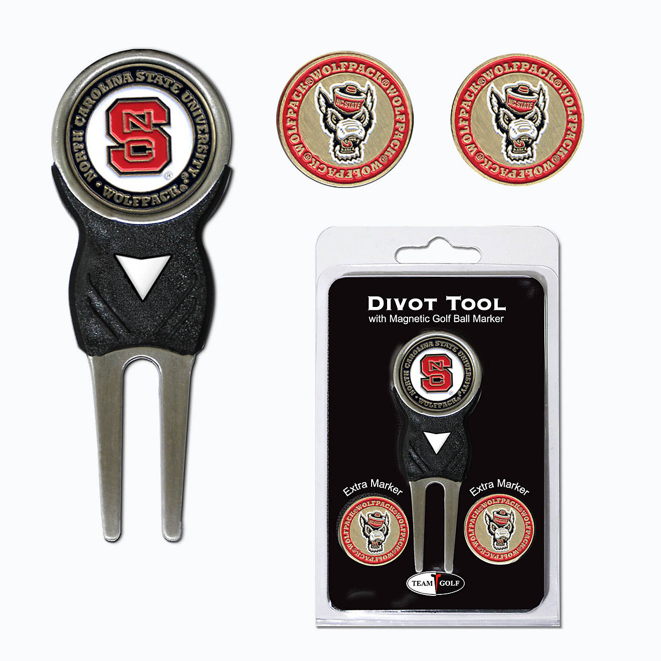 Team Golf North Carolina State University Divot Tool and Ball Marker Set                                                         - view number 1