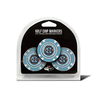 Team Golf University of North Carolina Poker Chip and Golf Ball Marker Set                                                      