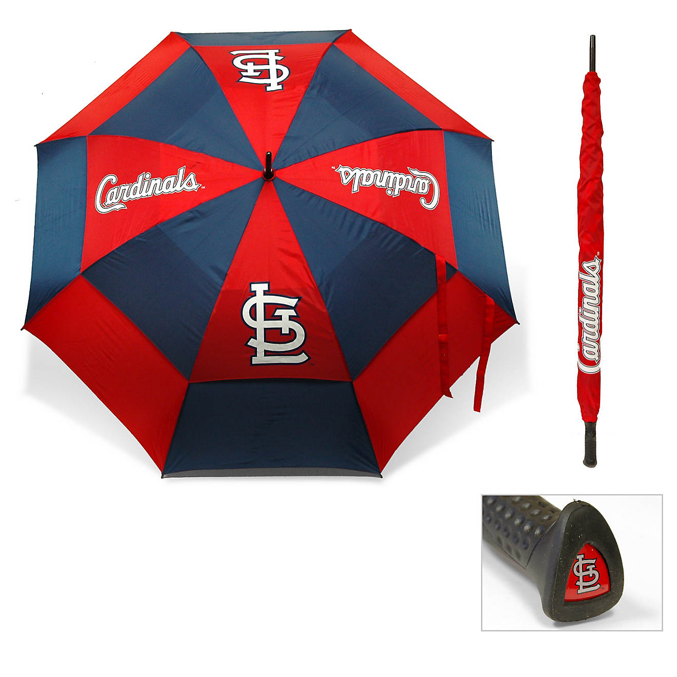 Team Golf Adults' St. Louis Cardinals Umbrella                                                                                   - view number 1