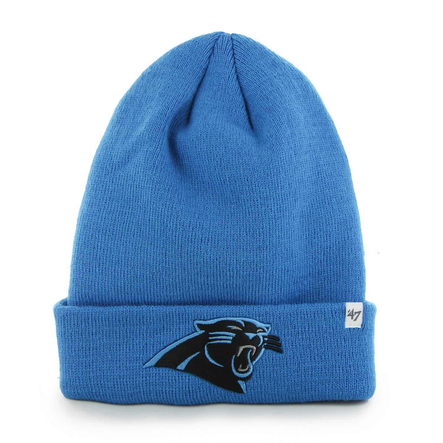 '47 Men's Carolina Panthers Raised Cuff Knit Hat Academy