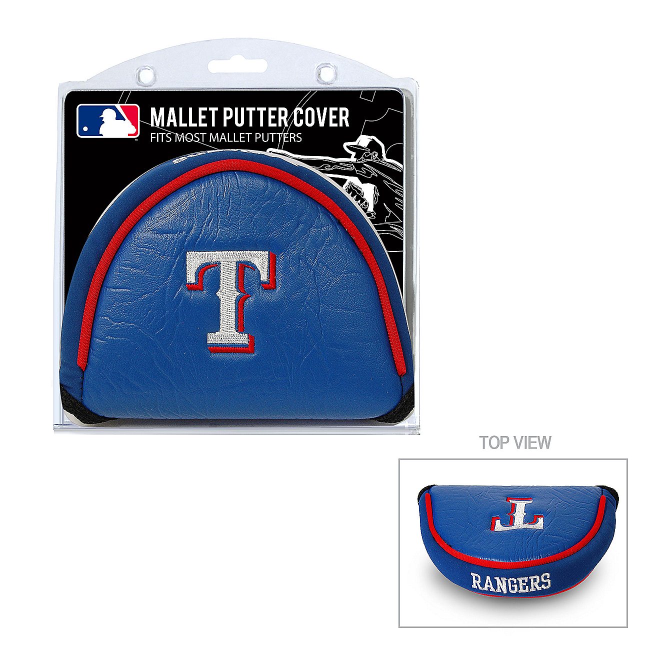 Team Golf Texas Rangers Mallet Putter Cover                                                                                      - view number 1